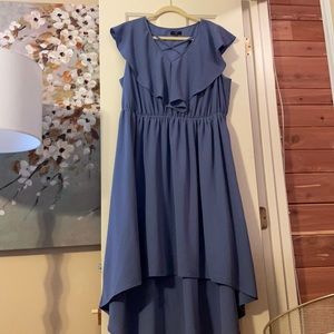 KAARI blue Curvy 1X Dress - bluish/purple